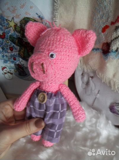 Три поросёнка куклы интерьерные