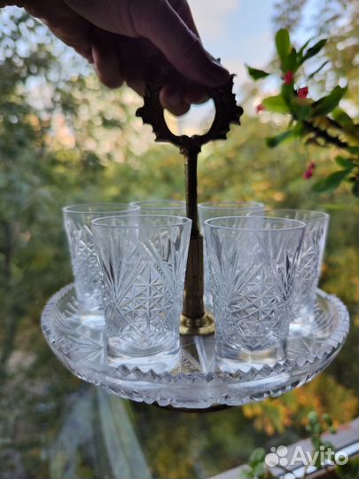 Набор из 6 рюмок из хрусталя, 6 шт