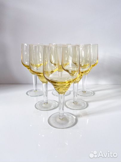 Винтажные бокалы фужеры 1960-е г. Чехословакия