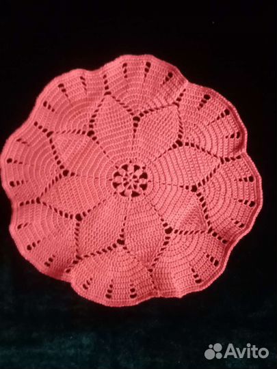 Салфетки вязаные крючком. Ручная работа