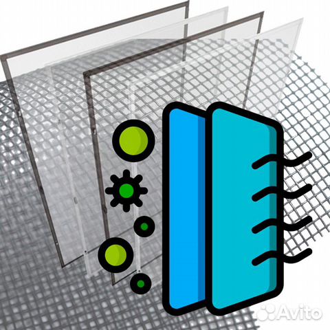 Москитные сетки антипыль разных размеров 18332мс