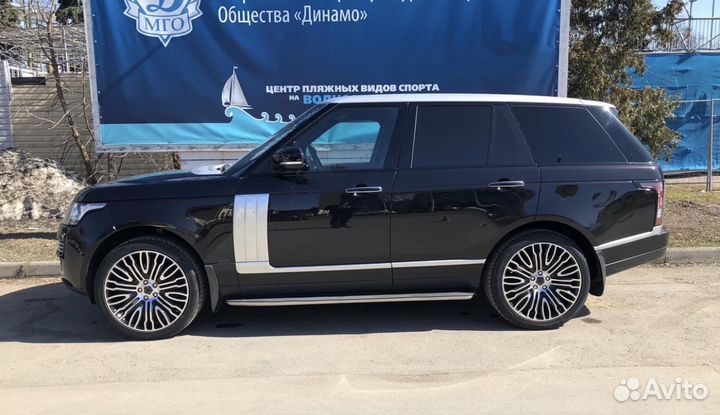 Жабры серебристые Range Rover Vogue