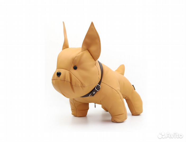 Новогодняя декоративная игрушка из экокожи