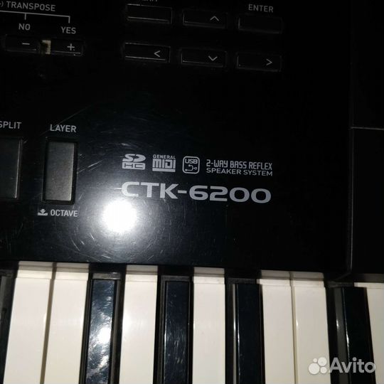 Синтезатор casio ctk 6200