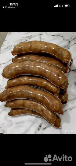Конская колбаса казы