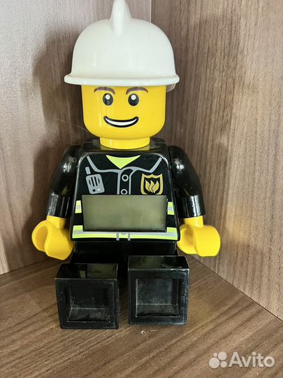 Часы будильник lego