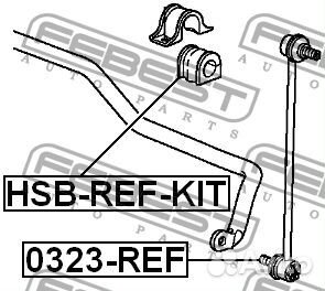 Тяга стабилизатора передняя Febest 0323-REF