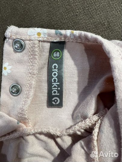 Боди песочник (ромпер) Crockid 62-68
