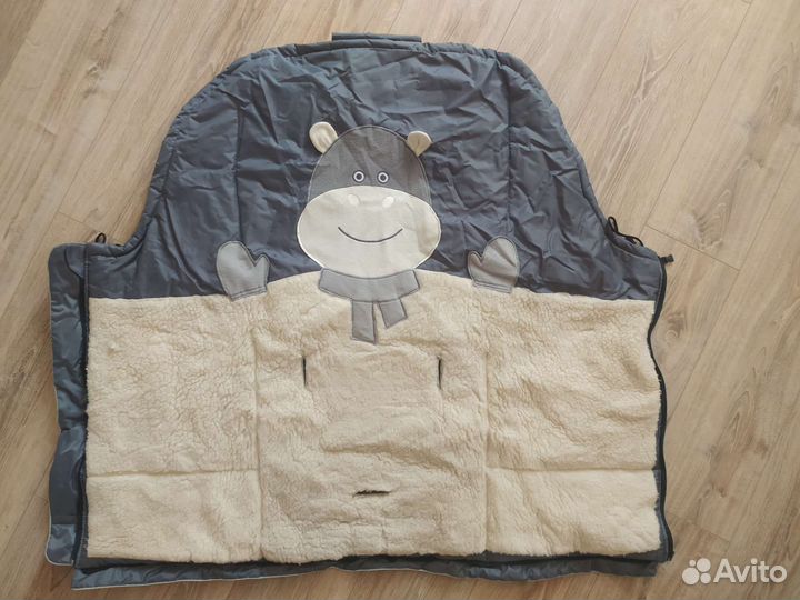 Конверт в коляску зимний