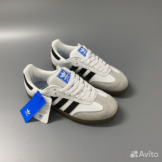 Кроссовки adidas originals samba vegan White (39)