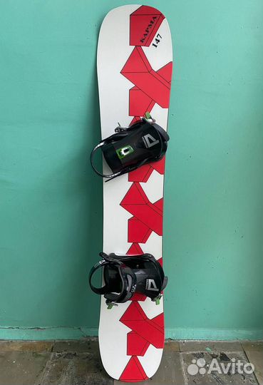 Сноуборд комплект 147 + крепления
