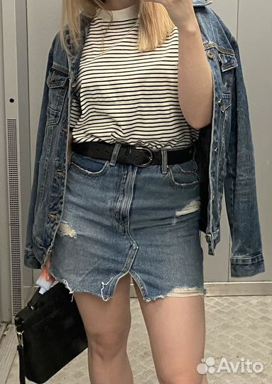 Юбка джинсовая