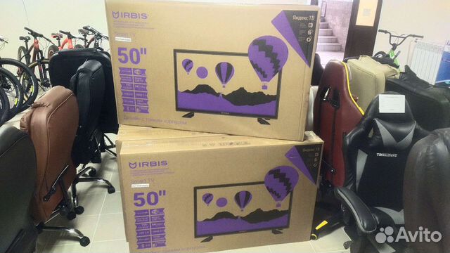 Новый 50" smart 4K телевизор Irbis купить в Барнауле | Электроника | Авито