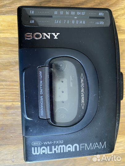 Кассетный плеер sony walkman wm-fx32