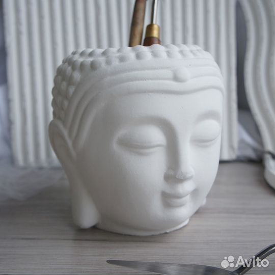 Подсвечник, подставка для мелочей Голова Будды, ор