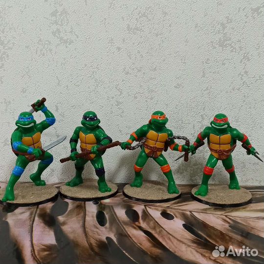 Коллекция черепашек ниндзя 11 фигур