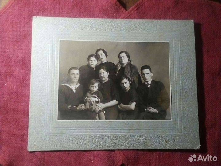 Фото «семья моряка» 1930-е годы СССР