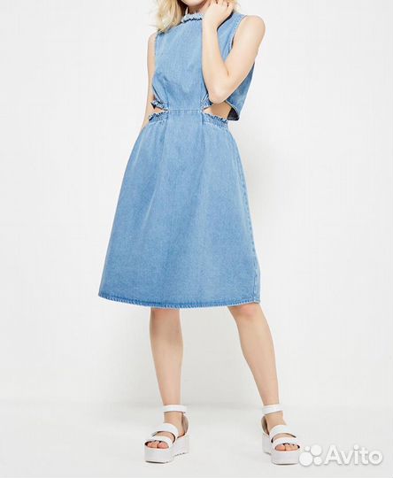 Джинсовое платье