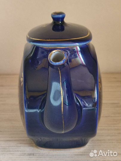 Чайник заварочный. Кобальт. Гжель