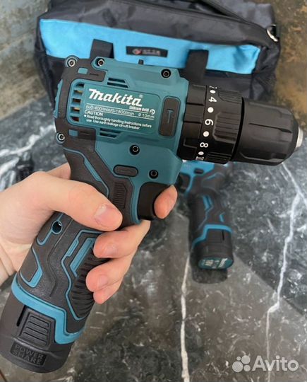 Набор 2в1 Makita импакт+шурик 18V