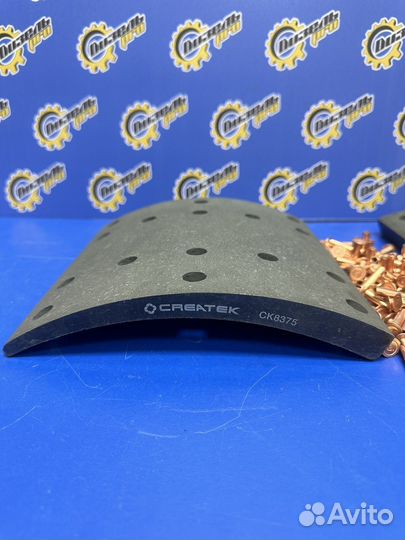 Накладка тормозная задняя FAW J6 (комплект 8шт) cr