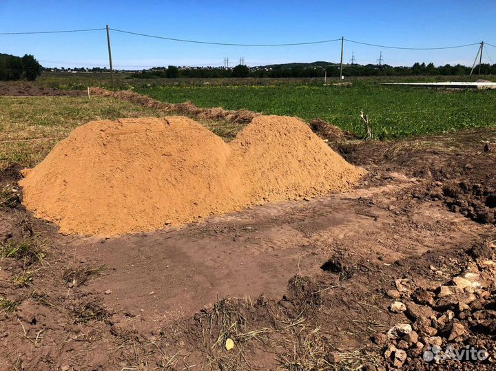 Песок карьерный в наличии