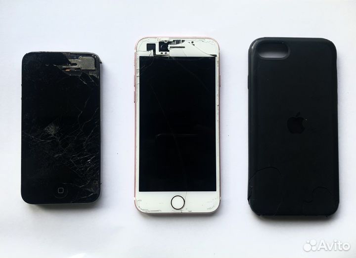 Телефон iPhone 7 и iPhone 4