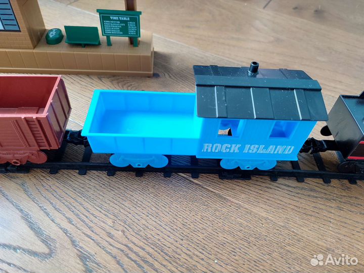 Железная дорога Eztec Santa Fe 54 части батарейки