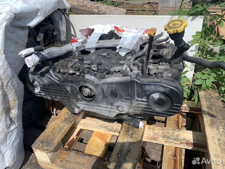Двигатель ej20 в сборе под ремонт