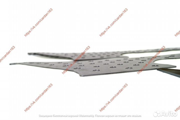 Комплект передних усилителей лонжеронов для Нива