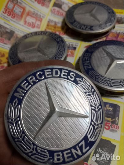 Колпачки в литые диски Mersedes