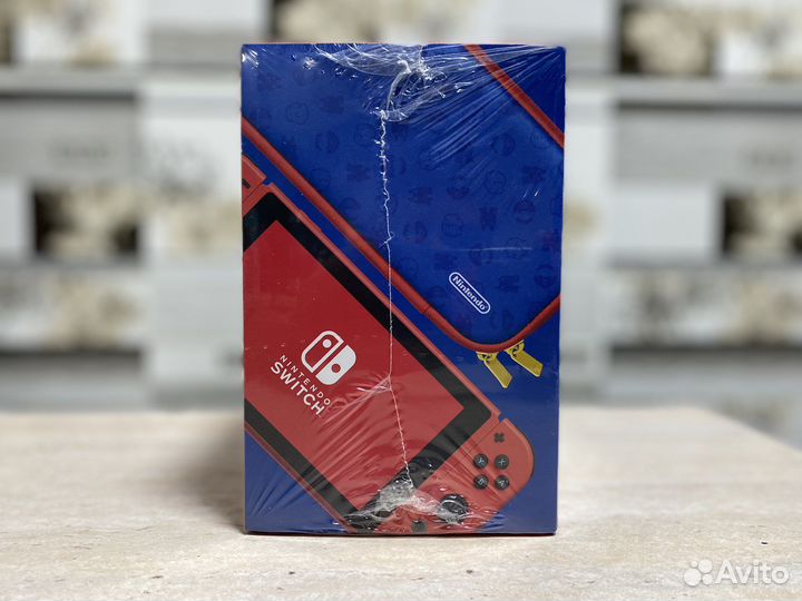 Новая Nintendo Switch rev.2 Mario Red&Blue (Рст)