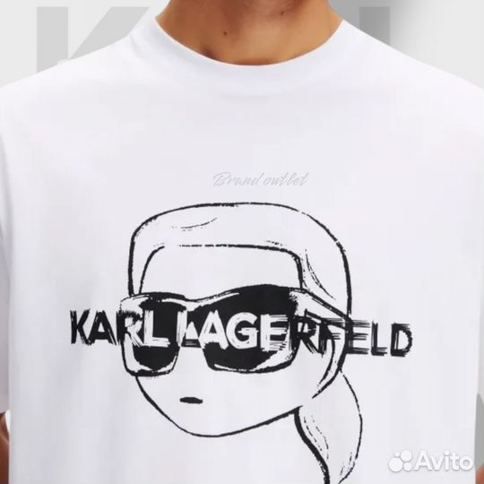 Новая футболка karl lagerfeld оригинал