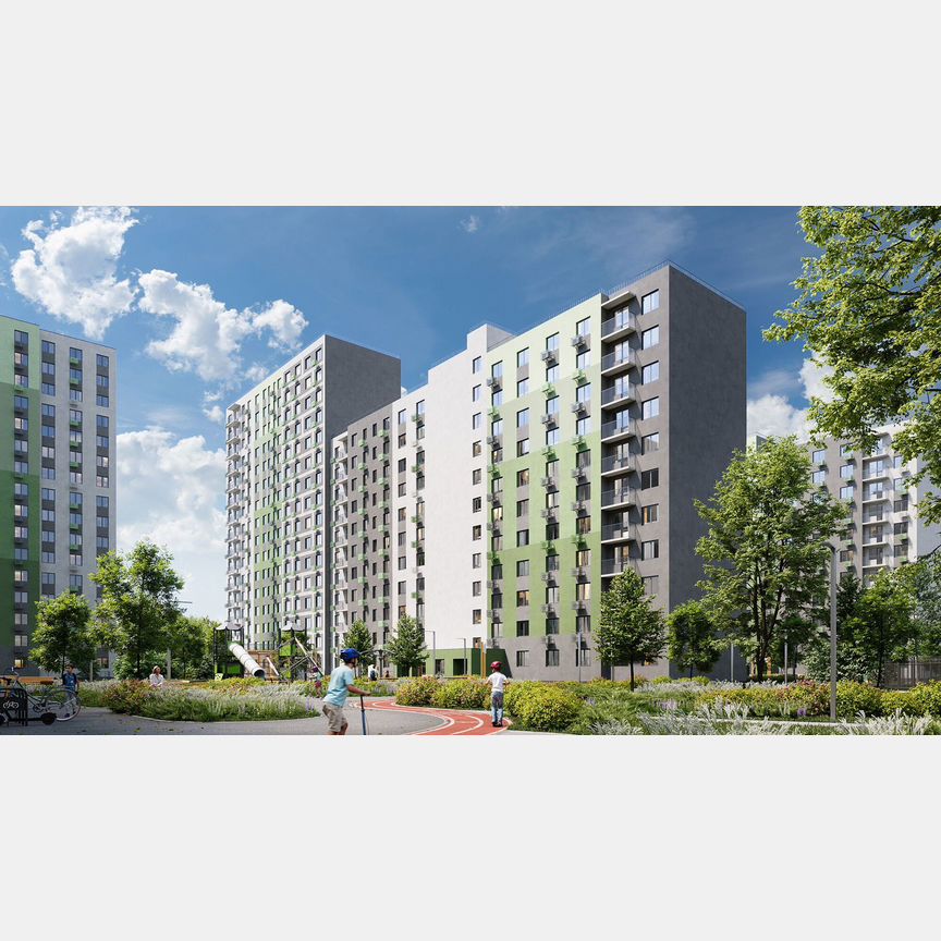1-к. квартира, 32,3 м², 6/16 эт.
