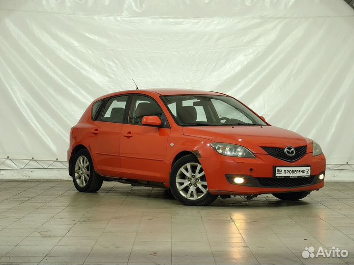 Mazda 3 1.6 МТ, 2007, 232 344 км