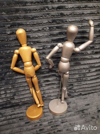 Деревянные шарнирные человечки Икеа