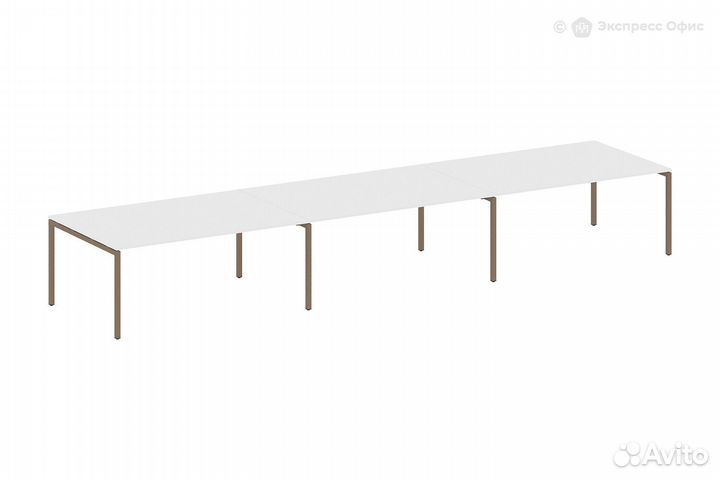 Стол для переговоров (3 столешницы) на П-образном