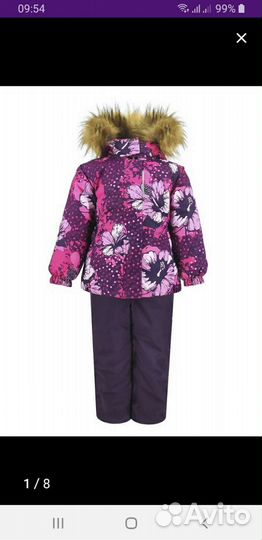 Зимний костюм для девочки