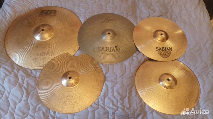 Sabian сет разных тарелок