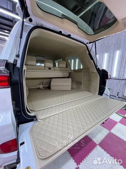 5D Коврики из экокожи в багажник Lexus LX570 LX450