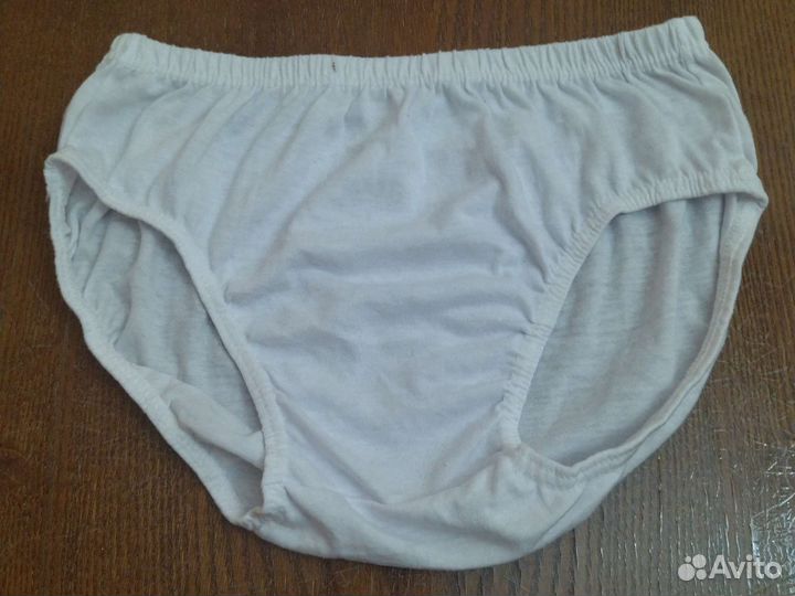 Трусы для девочки белые