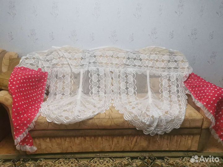 Штора для кухни новая