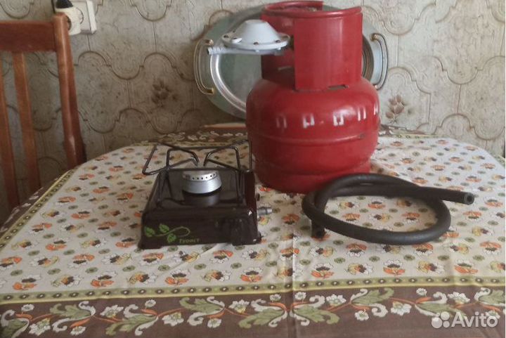 Газовая туристическая плита пгт1-Б с рдсг1-1,2 вб2