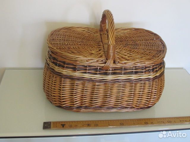 Корзина большая из лозы