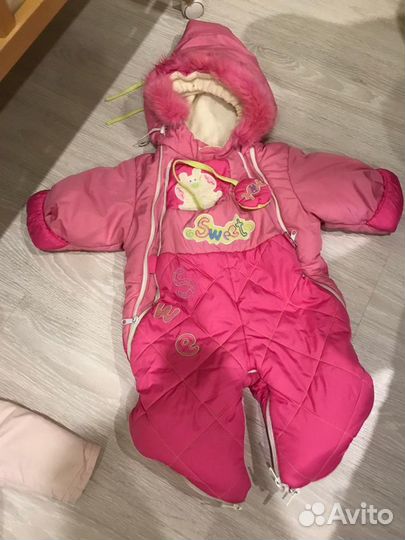 Зимний комбинезон для девочки