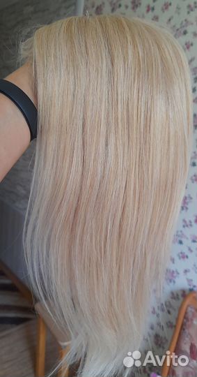 Парик система Русый светлый Натуральный Новый