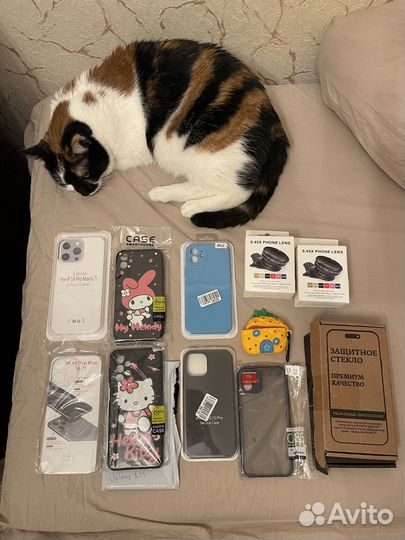 Аксессуары для телефонов (чехлы, защитные стекла)