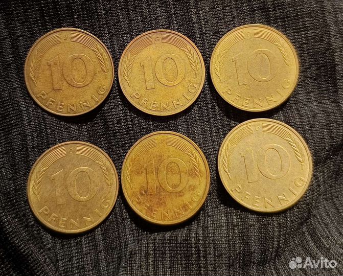 Монеты pfennig