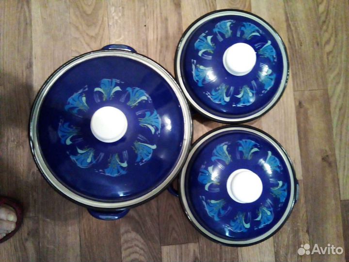 Кастрюли эмалированные СССР