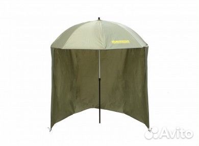 Зонт D-1,8м с задней стенкой Bushido оливковый TEX